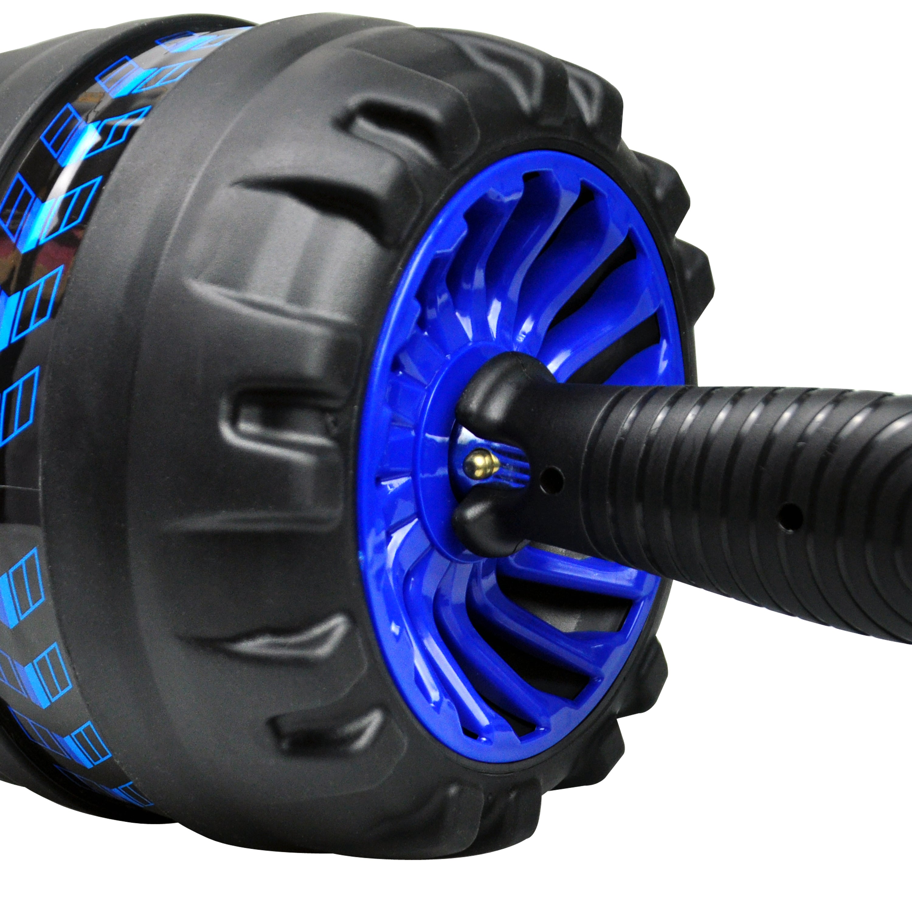 Spring Loaded Abdominal Roller Blue